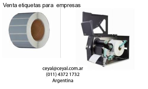 Venta etiquetas para  empresas