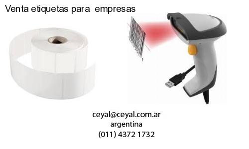 Venta etiquetas para empresas