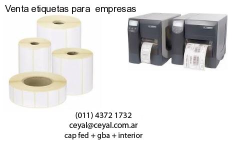 Venta etiquetas para  empresas