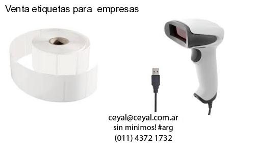 Venta etiquetas para empresas