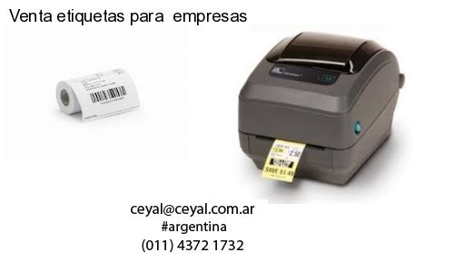 Venta etiquetas para  empresas