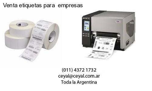 Venta etiquetas para  empresas
