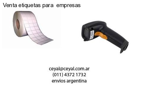 Venta etiquetas para  empresas