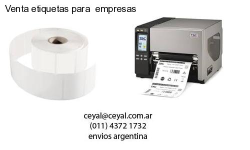 Venta etiquetas para  empresas