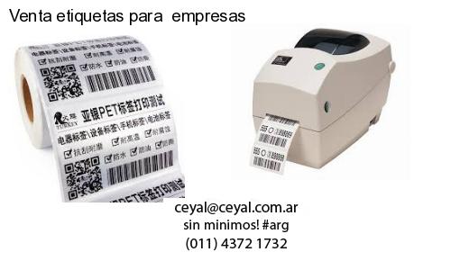 Venta etiquetas para  empresas