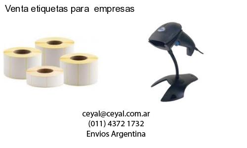 Venta etiquetas para  empresas