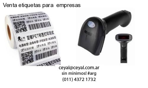Venta etiquetas para  empresas