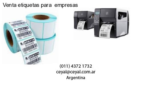 Venta etiquetas para empresas
