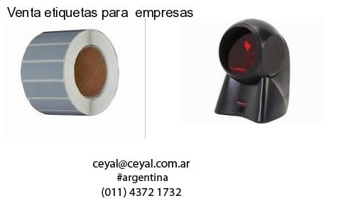 Venta etiquetas para empresas