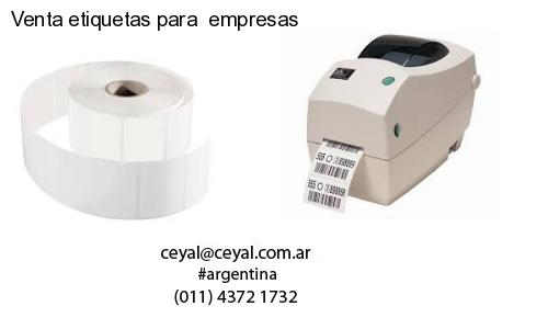 Venta etiquetas para  empresas
