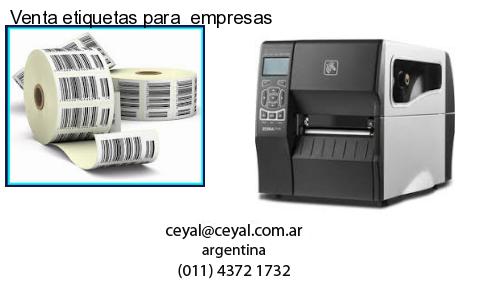 Venta etiquetas para  empresas