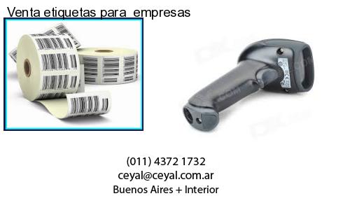 Venta etiquetas para  empresas