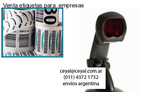 Venta etiquetas para empresas