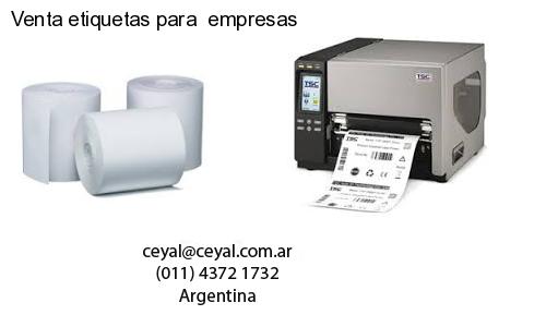 Venta etiquetas para  empresas