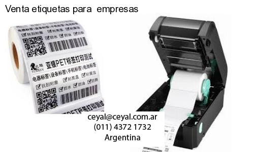 Venta etiquetas para empresas