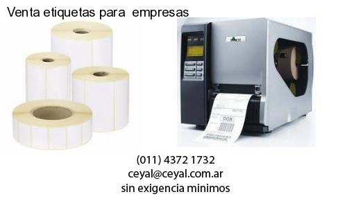 Venta etiquetas para empresas