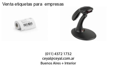 Venta etiquetas para  empresas