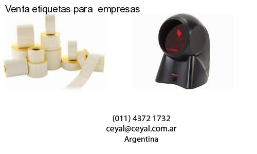 Venta etiquetas para  empresas