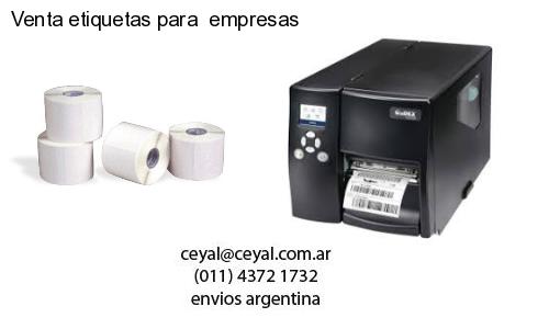 Venta etiquetas para  empresas
