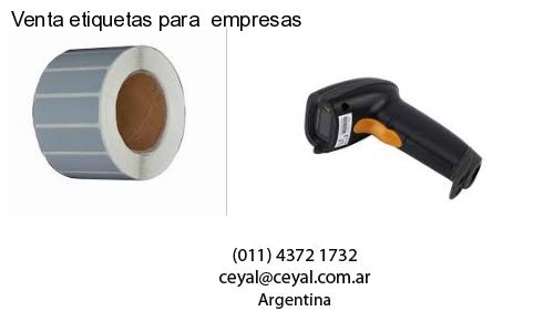Venta etiquetas para empresas