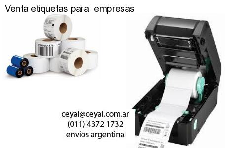 Venta etiquetas para  empresas