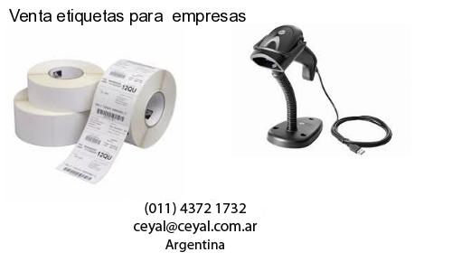 Venta etiquetas para  empresas