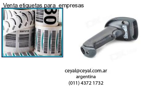 Venta etiquetas para  empresas