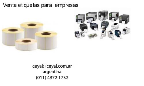 Venta etiquetas para  empresas