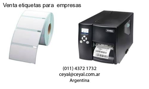 Venta etiquetas para empresas