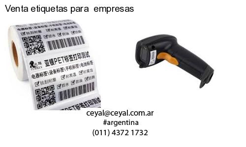 Venta etiquetas para  empresas