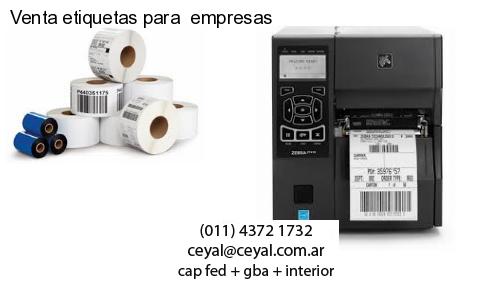 Venta etiquetas para  empresas