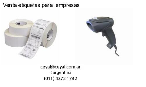 Venta etiquetas para  empresas