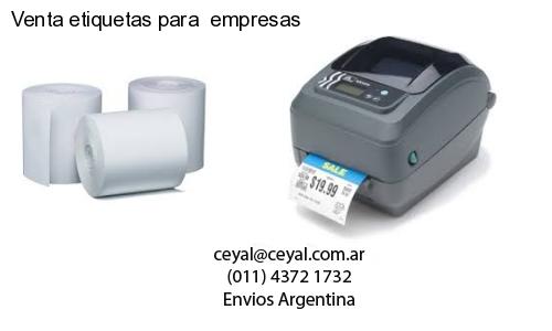 Venta etiquetas para  empresas