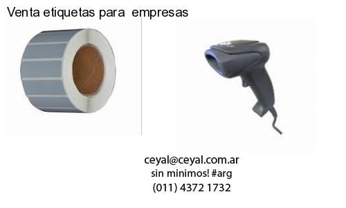 Venta etiquetas para  empresas