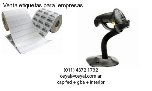 Venta etiquetas para  empresas