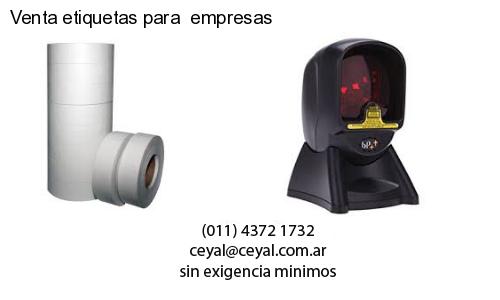 Venta etiquetas para empresas