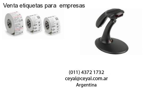 Venta etiquetas para empresas