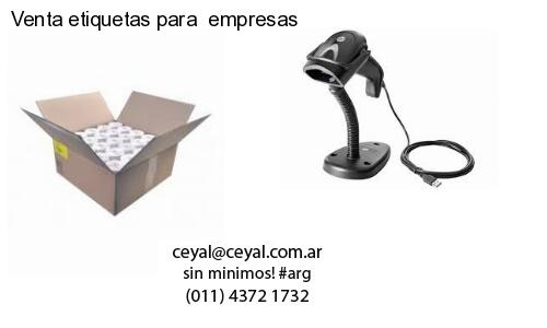 Venta etiquetas para  empresas