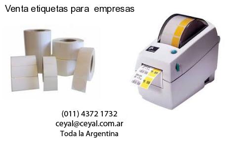 Venta etiquetas para  empresas