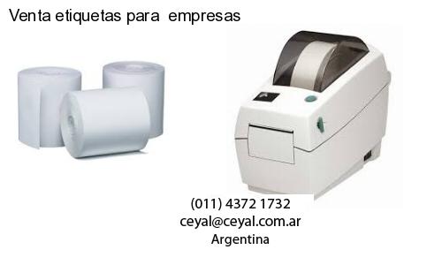 Venta etiquetas para  empresas