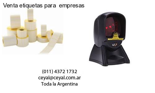 Venta etiquetas para  empresas