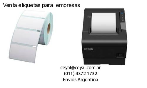 Venta etiquetas para  empresas