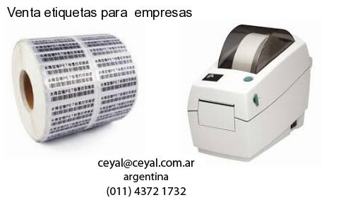 Venta etiquetas para empresas