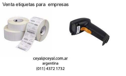 Venta etiquetas para  empresas