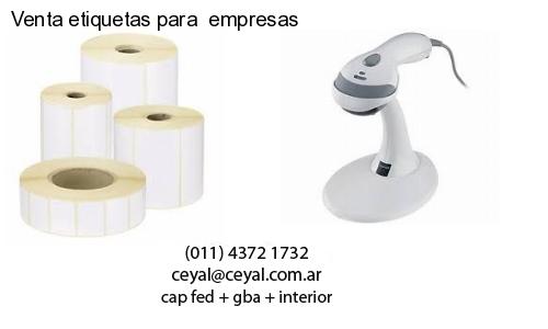 Venta etiquetas para  empresas