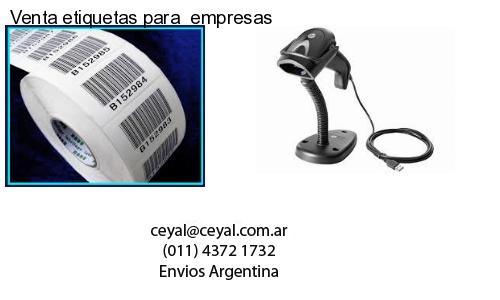 Venta etiquetas para  empresas
