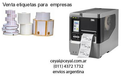 Venta etiquetas para  empresas