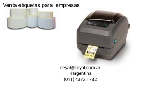 Venta etiquetas para  empresas