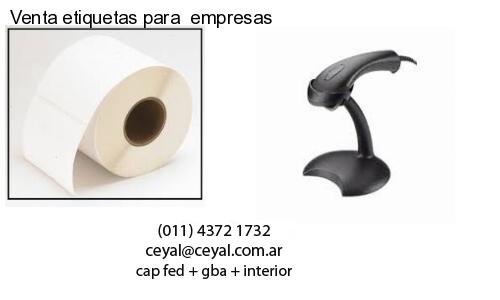 Venta etiquetas para  empresas