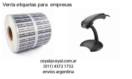 Venta etiquetas para empresas